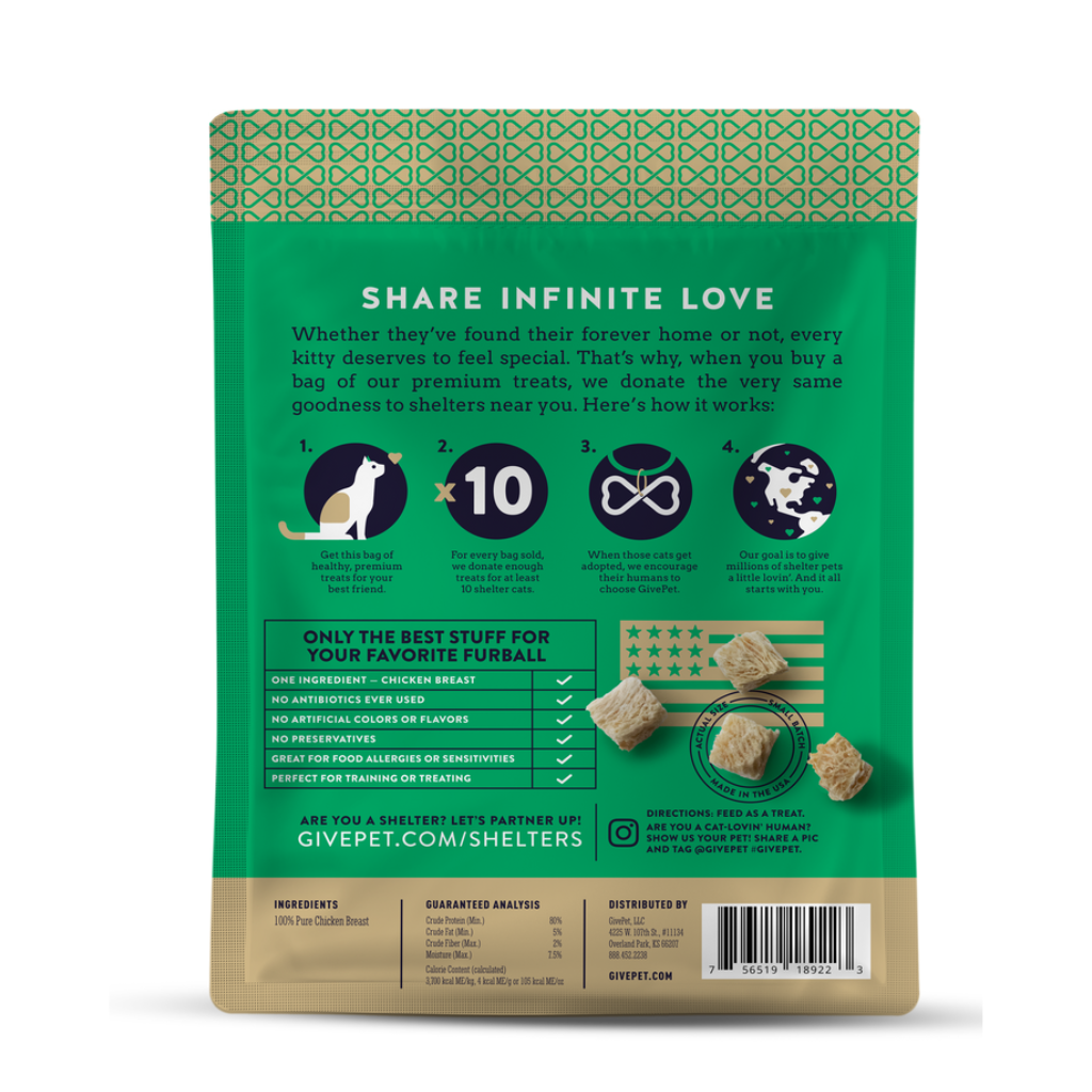 GivePet Meowsterpiece Freeze-Dried Chicken Breast Cat Treats - Cat Treats 4