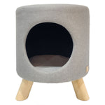 4 Cats & Dogs Wallie Pet Stool - Light Grey - Dog Beds & Furniture 1