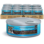 Dave's Pet Food Saucey Pate Chicken & Duck Recipe Grain-Free Canned Wet Cat Food, 5.5-oz can, case of 24