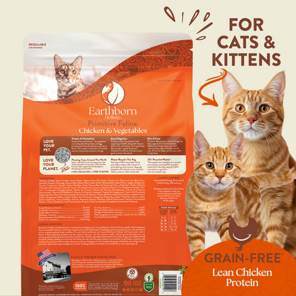Earthborn Holistic Primitive Feline Grain-Free Dry Cat Food