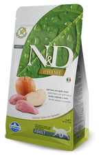 Farmina Prime N&D Natural & Delicious Grain Free Adult Wild Boar & Apple Dry Cat Food