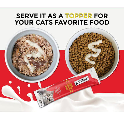 Fussie Cat Tuna with Salmon in Goat Milk Puree Lickable Cat Treats