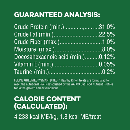 Greenies Feline Smart Bites Healthy Kitten Treats For Cats - Cat Treats 7