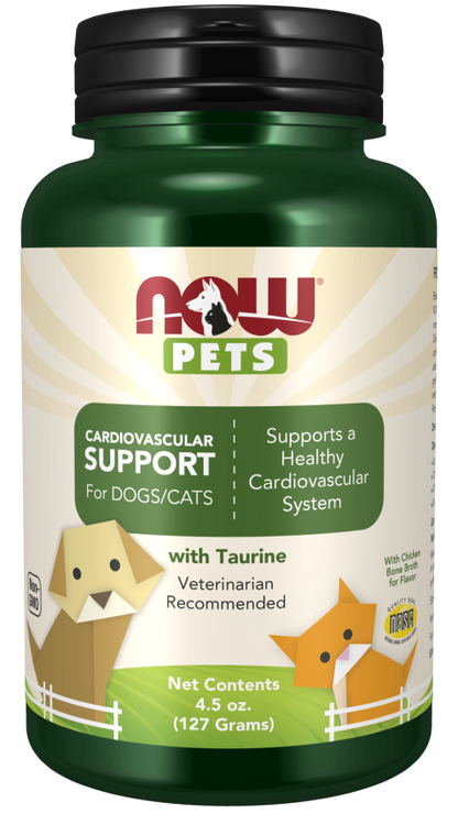 NOW Pets Cardiovascular Support Dog & Cat Supplement 4.5-oz - Dog Health Care & Wellness 1