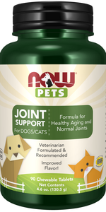 NOW Pets Joint Support Dog & Cat Supplement 90 count - Dog & Cat Supplements & Vitamins 1