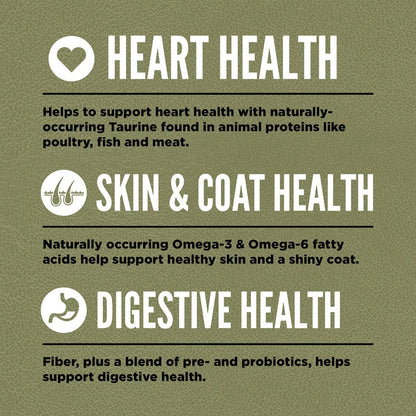 Health benefits of animal proteins on a green background