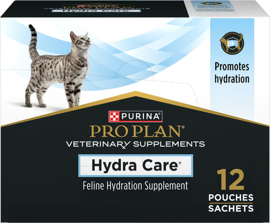 Purina Pro Plan Hydra Care Liquid Hydration Supplement for Cats - 12 pouches