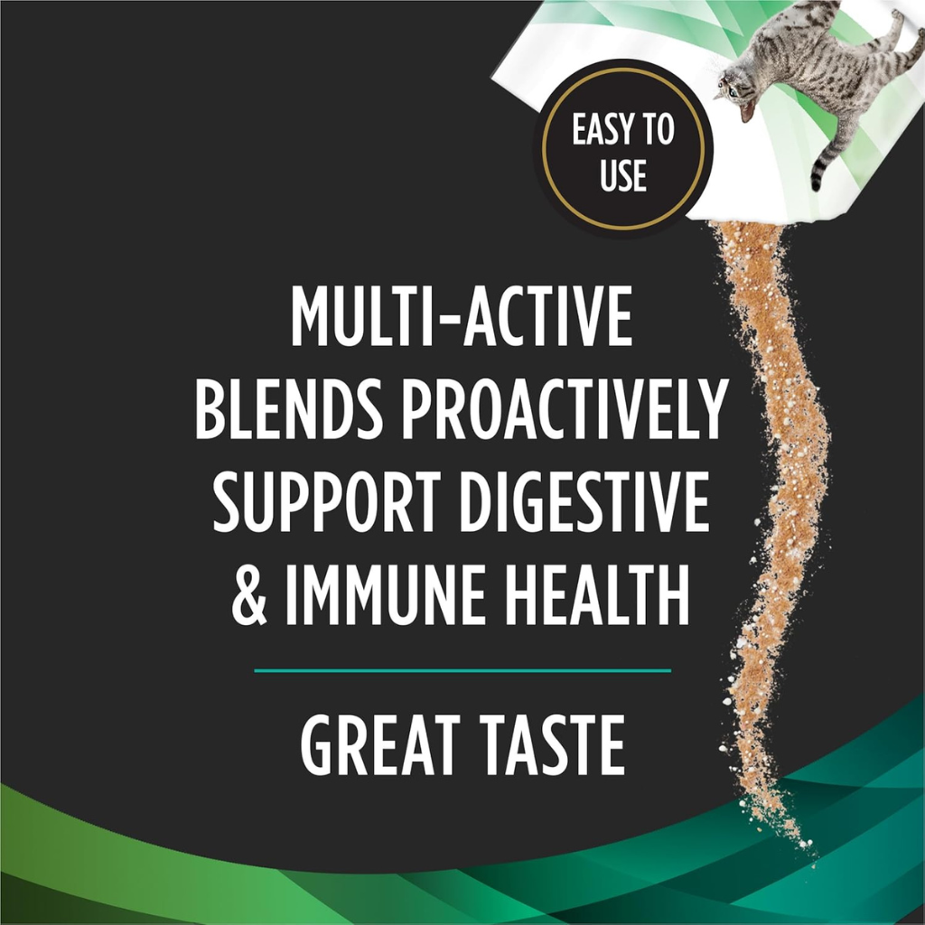 Purina Pro Plan Veterinary Supplements Multi Care Immune & Gut Supplement for Cats (30 sachets) - Cat Vitamins &