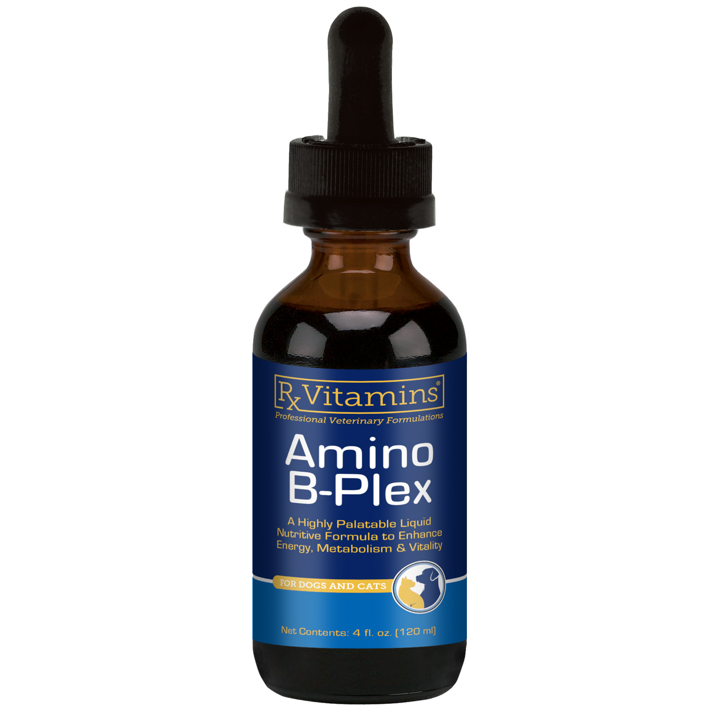 Rx Vitamins Amino B Plex B Vitamin Complex Plus Amino Acids - 4 oz - Dog Supplements & Vitamins 9