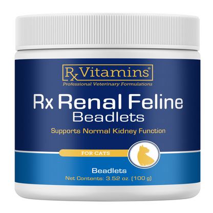 Rx Vitamins Rx Renal Feline Beadlets Kidney Support for Cats (3.52 oz) - Cat Supplements & Vitamins 1