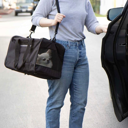 Sherpa Everyday Guaranteed On Board Soft-Sided Dog & Cat Carrier, Black