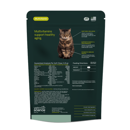 VetriScience NuCat Senior Multivitamin for Cats (30 soft chews) - 4