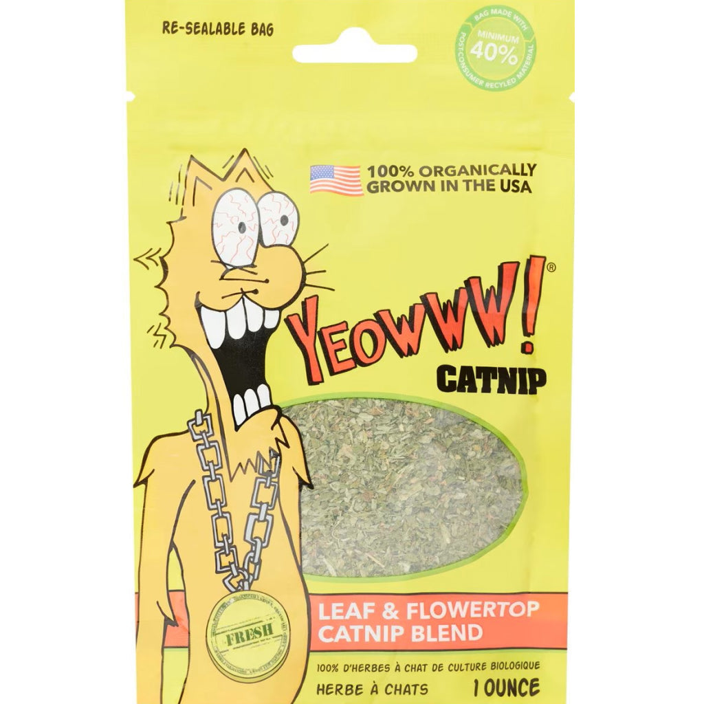 Yeowww! Organic Catnip For Cat Toys, 1-ounce