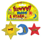 Yeowww! Sun, Moon, Stars Catnip Cat Toys, 3-pack